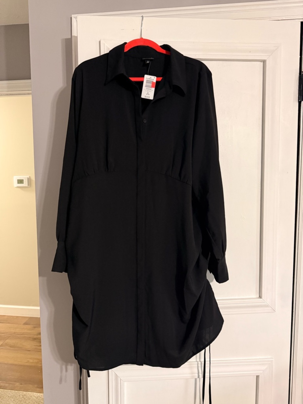 torrid Black Button-Front Dress